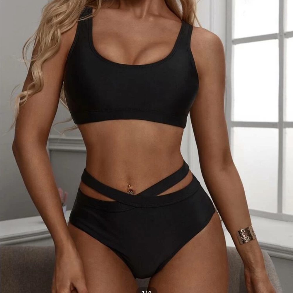 ‼️SHIPS TODAY!LOWEST OFFER‼️SHEIN High Rise Bikini